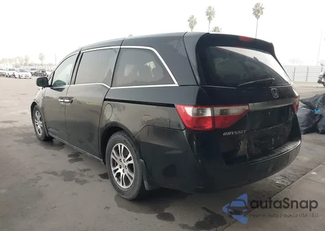 2012 Honda Odyssey Ex-L из США, поврежденный, VIN 5FNRL5H64CB048739
